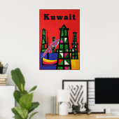 Kuwait-Reiseposter Poster (Heimbüro)