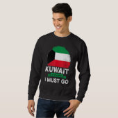 Kuwait Ruft An Ich Muss Gehen Kuwaitisches Erbe Wu Sweatshirt (Vorne ganz)
