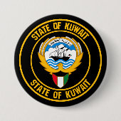 Kuwait-RundEmblem Button (Vorderseite)