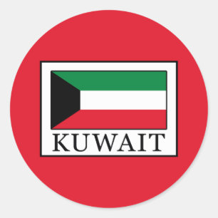 Kuwait Runder Aufkleber