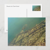 Kuwait Stadt, Grüne Insel, Vogelperspektive Postkarte (Vorne/Hinten)