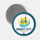 Kuwait Stadt Kuwait Naher Osten Magnet (Vorderseite/Rückseite)