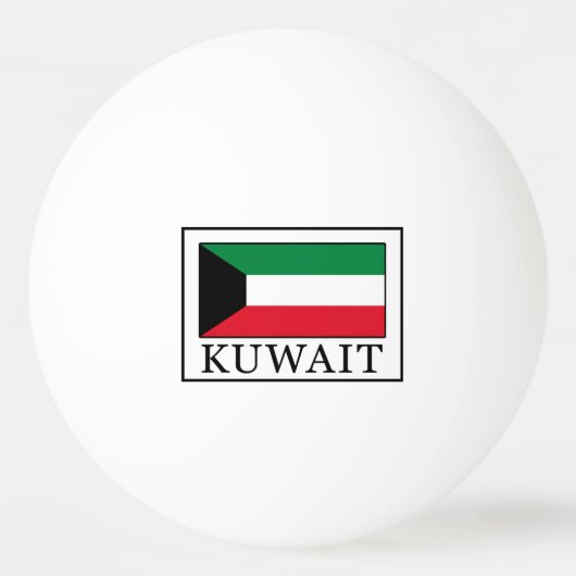Kuwait Tischtennisball (Vorderseite)