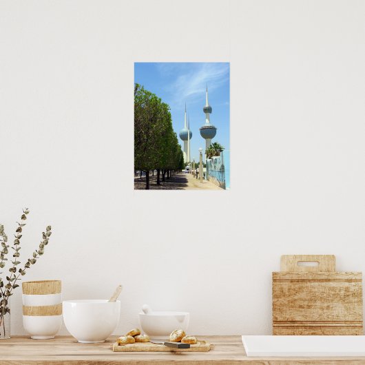 Kuwait Towers Poster (Küche)