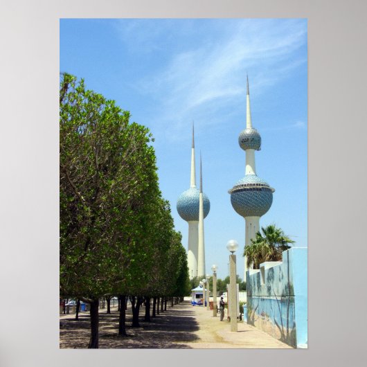 Kuwait Towers Poster (Vorne)