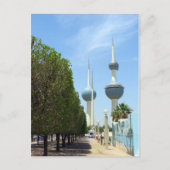 Kuwait Towers - Symbol Kuwaits Postkarte (Vorderseite)