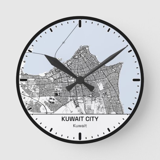 Kuwait Uhr Stadt Linie Kunst (Vorderseite)