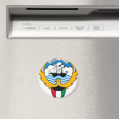 Kuwait-Wappen Magnet (In Situ (Geschirrspüler))