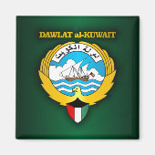 Kuwait-Wappen Magnet (Vorne)