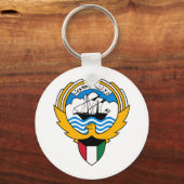 Kuwait-Wappen Schlüsselanhänger (Vorderseite)