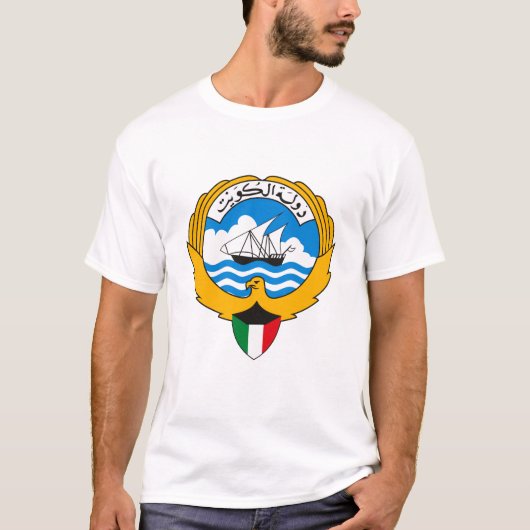 Kuwait-Wappen T - Shirt (Vorderseite)