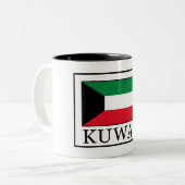 Kuwait Zweifarbige Tasse (Vorderseite Links)