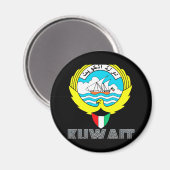 Kuwaiti-Emblem Magnet (Vorderseite/Rückseite)