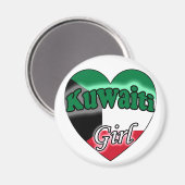 Kuwaiti Girl Magnet (Vorderseite/Rückseite)