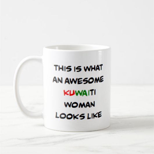 kuwaitische Frau, großartig Kaffeetasse (Links)