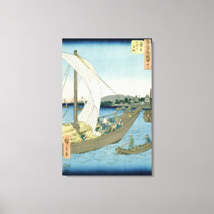 Kuwana Landschaft, von '53 berühmten Ansichten Leinwanddruck