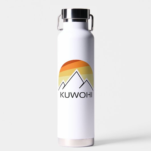 Kuwohi North Carolina Tennessee Retro Trinkflasche (Vorne)