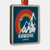 Kuwohi North Carolina Tennessee Sun Eagle Ornament Aus Metall (Rechts)