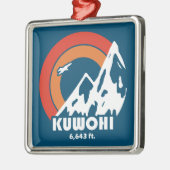 Kuwohi North Carolina Tennessee Sun Eagle Ornament Aus Metall (Links)