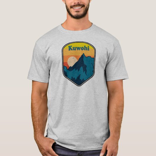 Kuwohi North Carolina Tennessee Sunrise T-Shirt (Vorderseite)