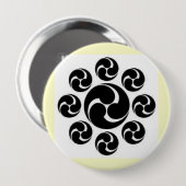 Kuyo Tomoe, Japan Button (Vorne & Hinten)