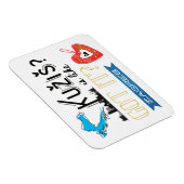 Kužiš? Zagreb Kroatien Magnet (Rechte Seite)