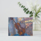 Kuzma Petrov-Vodkin - Eine Geige Postkarte (Stehend Vorderseite)