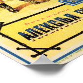 Kuznezov & Co chinesischer Teeblatt Altes Russisch Poster (Ecke)