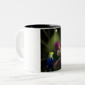 Kuzoura und Crayfish Girl Zweifarbige Tasse (Vorderseite Links)