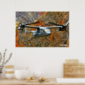 KV-22 OSPREY - Sondereinsätze Poster (Küche)