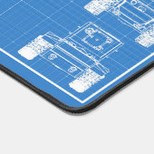 KV-2-Tank Schreibtischunterlage (Ecke)