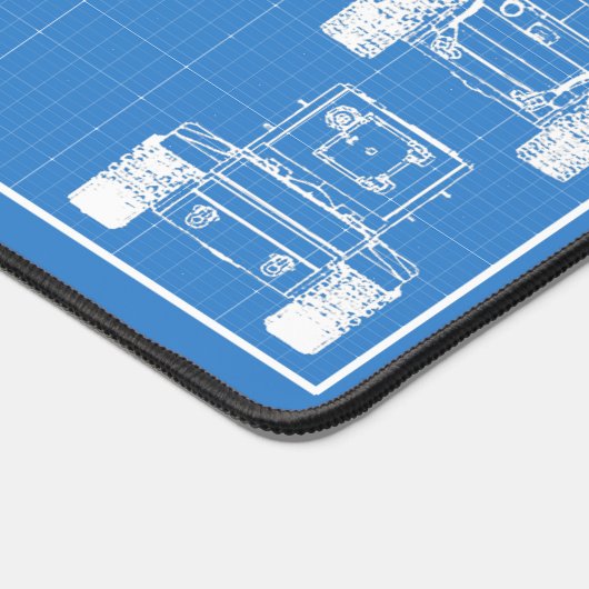 KV-2-Tank Schreibtischunterlage (Ecke)