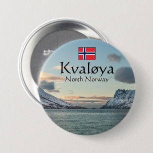 Kvaloya Insel Norwegen Button