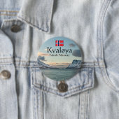 Kvaloya Insel Norwegen Button (Beispiel)