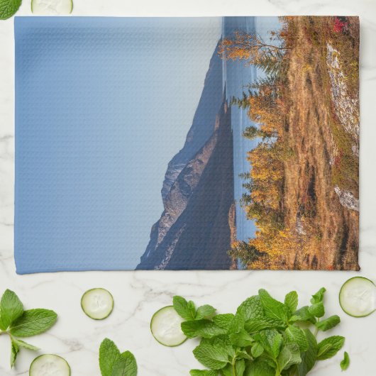 Kvaloya Island Norwegen Geschirrtuch (Gefaltet)