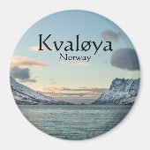 Kvaloya Island Norwegen Magnet (Vorne)