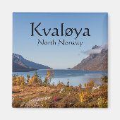 Kvaloya Island Norwegen Magnet (Vorne)