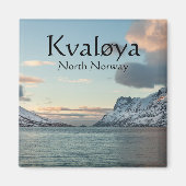 Kvaloya Island Norwegen Magnet (Vorne)