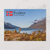 Kvaloya Island Norwegen Postkarte (Vorderseite)