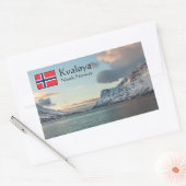 Kvaloya Island Norwegen Rechteckiger Aufkleber (Umschlag)