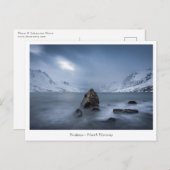 Kvaløya Nordnorwegen Postkarte (Vorne/Hinten)