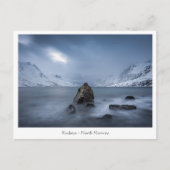 Kvaløya Nordnorwegen Postkarte (Vorderseite)