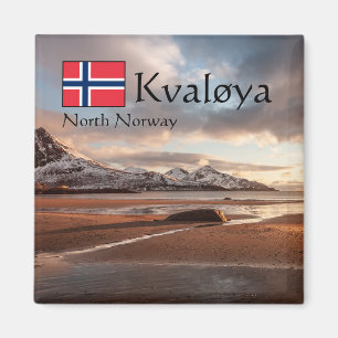 Kvaloya Norwegen Souvenir Magnet