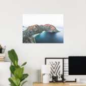 Kvalvika Beach Lofoten Inseln Poster (Heimbüro)