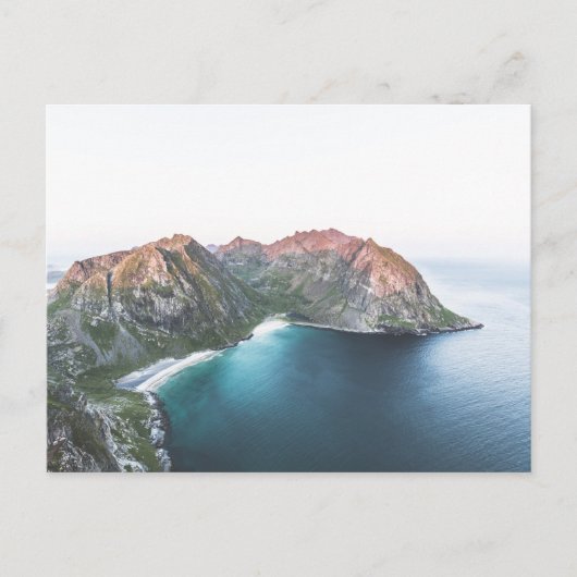 Kvalvika Lofoten Inseln Norwegen Postkarte (Vorderseite)