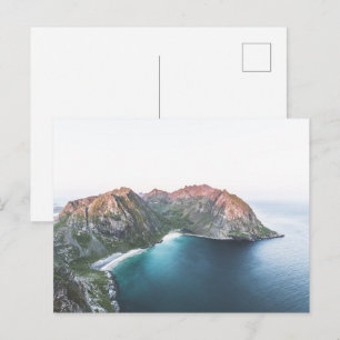Kvalvika Lofoten-Inseln Postkarte