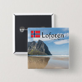 Kvalvika Lofoten Norwegen Button