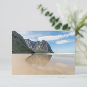 Kvalvika Lofoten Norwegen Card (Stehend Vorderseite)