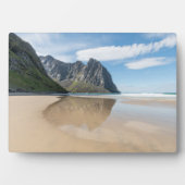 Kvalvika Lofoten Norwegen Fotoplatte (Vorderseite)