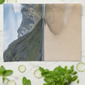 Kvalvika Lofoten Norwegen Geschirrtuch (Gefaltet)